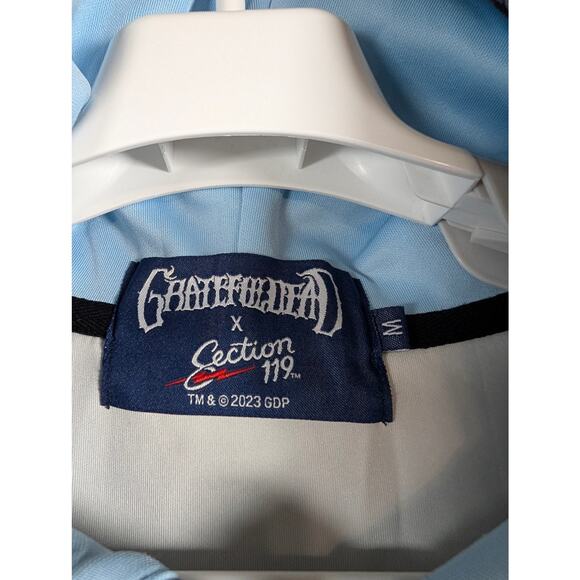 Grateful Dead X Section 119 Performance Gray Bear On Royal Blue Sweatshirt USED - Picture 6 of 8